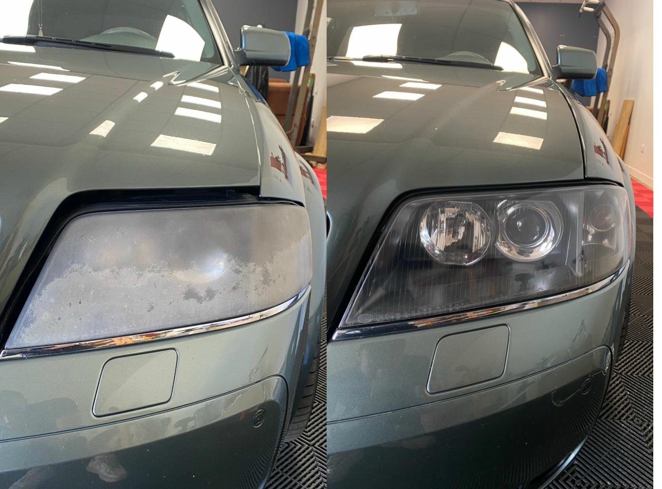 Audi A4 — Feux avant/après